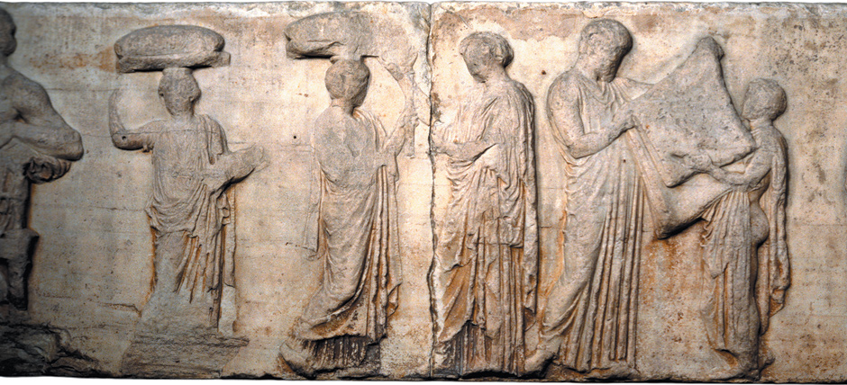 An image from the Parthenon Frieze