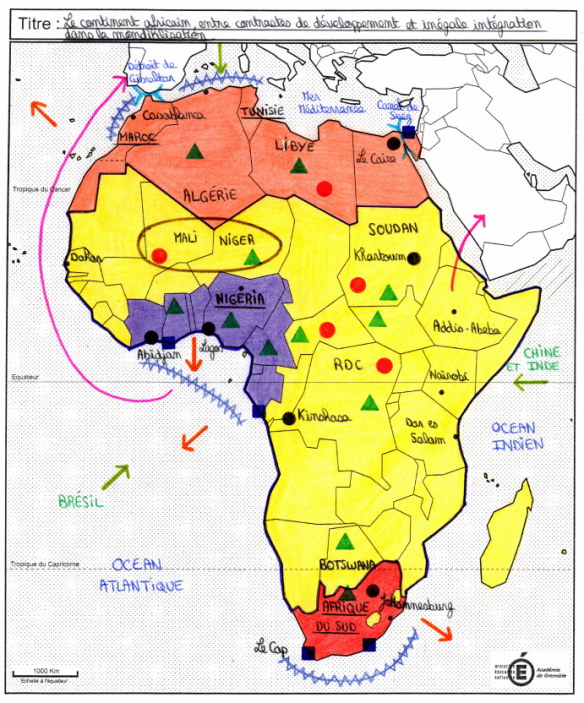 Le Continent Africain Entre Contrastes De Developpement Et Inegale Integration Dans La Mondialisation Historicophiles